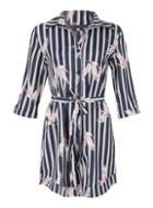 Dorothy Perkins *tenki Blue Stripe Shirt Dress