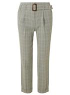 Dorothy Perkins Grey Checked Tapered Trousers