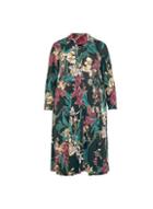 Dorothy Perkins *dp Curve Black Floral Print Shirt Dress