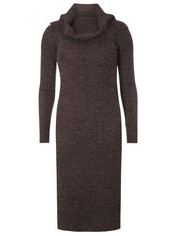 Dorothy Perkins *vila Chocolate Knitted Dress