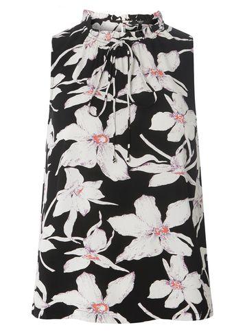 Dorothy Perkins *vero Moda Black Floral Blouse