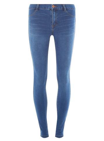 Dorothy Perkins Mid-wash Blue 'frankie' Super Skinny Jeans