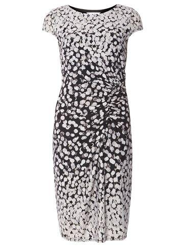 Dorothy Perkins *lily & Franc Monochrome Spotted Bodycon Dress