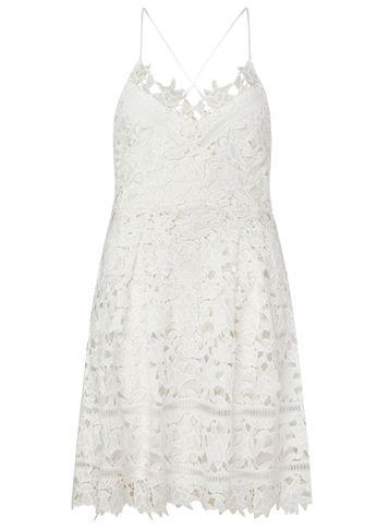 Dorothy Perkins *vila White Lace Strap Dress