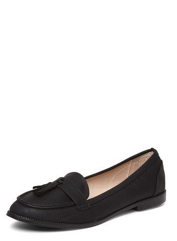 Dorothy Perkins Black 'logan' Leather Look Penny Loafers