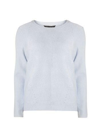 Dorothy Perkins Icy Blue Rib Detail Jumper