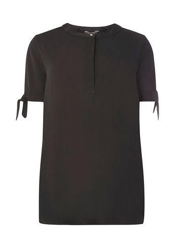 Dorothy Perkins Dp Curve Black Collarless Top