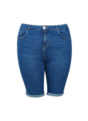 Dorothy Perkins *dp Curve Indigo Denim Knee Shorts
