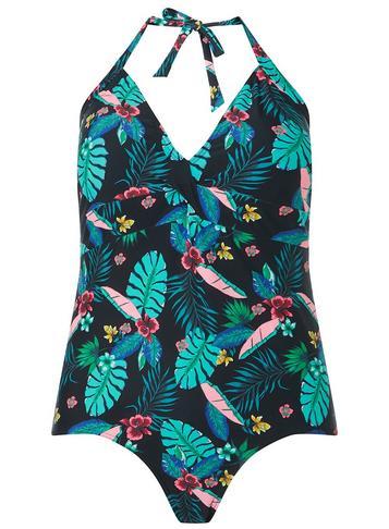 Dorothy Perkins *juna Rose Curve Mutli Colpoured Floral Print Swimsuit