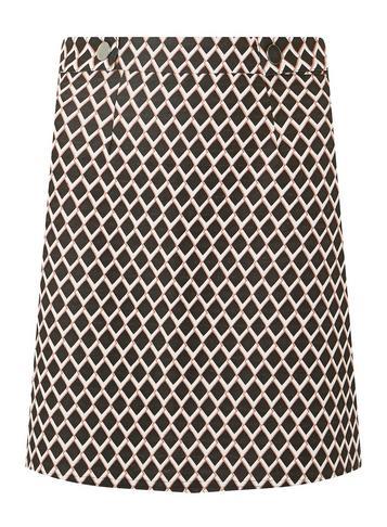 Dorothy Perkins Multi Colour Geometric Mini A-line Skirt