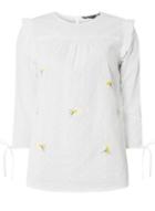 Dorothy Perkins *tall Ivory Embroidered Broderie Top