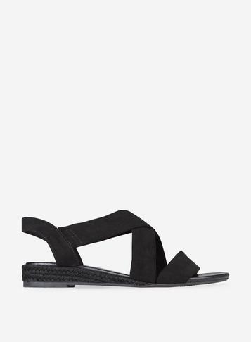Dorothy Perkins Black Ream 'demi' Wedges