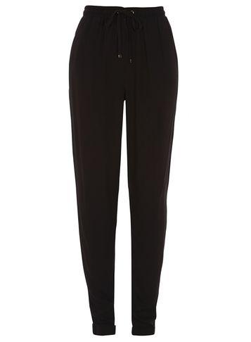 Dorothy Perkins *tall Black Twill Joggers