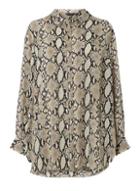 Dorothy Perkins *dp Curve Snake Long Sleeve Shirt