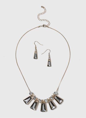 Dorothy Perkins Stone And Bead Necklace Set