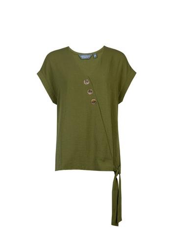 Dorothy Perkins *tall Khaki Wrap Top