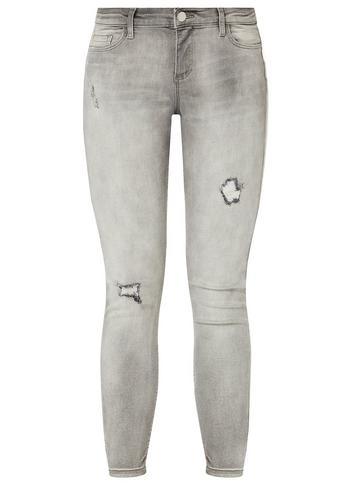 Dorothy Perkins Grey 'darcy'abraison Ankle Grazer Jeans