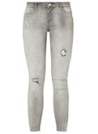 Dorothy Perkins Grey 'darcy'abraison Ankle Grazer Jeans