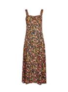 Dorothy Perkins *tall Black Rose Print Camisole Dress