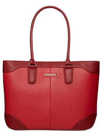 Dorothy Perkins Red Seam Detail Tote Bag