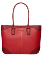 Dorothy Perkins Red Seam Detail Tote Bag