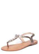 Dorothy Perkins Wide Fit Pewter 'fancy' Sandals