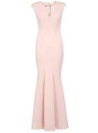 Dorothy Perkins *quiz Nude Bodycon Fishtail Maxi Dress