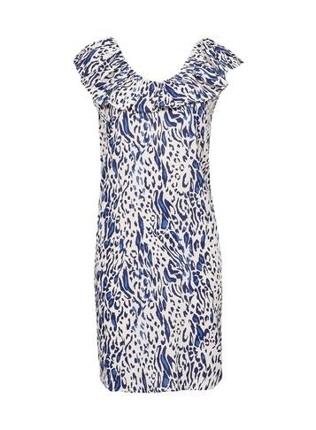 Dorothy Perkins Multi Colour Leopard Print Frill Dress