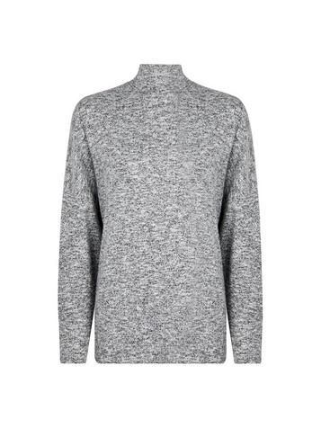 Dorothy Perkins Grey Funnel Neck Batwing Jumper