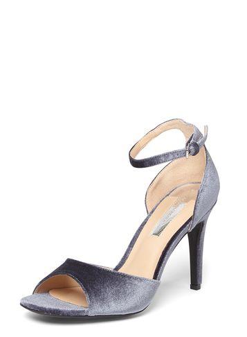 Dorothy Perkins Navy Velvet 'shay' Sandals.