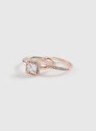 Dorothy Perkins Rose Gold Engagement Style Ring