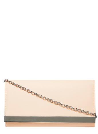 Dorothy Perkins Nude Clutch Bag