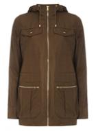 Dorothy Perkins Khaki Pocket Utility Parka
