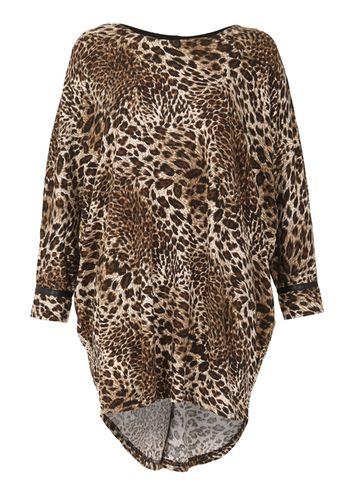 Dorothy Perkins *izabel London Multi Beige Print Top