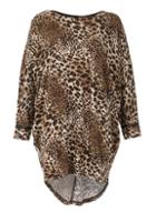 Dorothy Perkins *izabel London Multi Beige Print Top