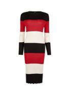 Dorothy Perkins Multicolour Block Stripe Ribbed Knitted Dress