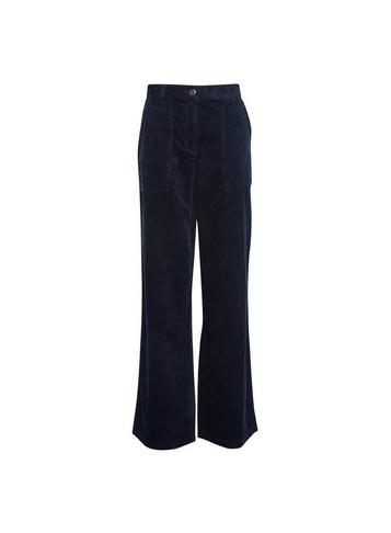 Dorothy Perkins Navy Cord Palazzo Trousers