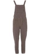 Dorothy Perkins Black And Red Pinafore Jumpsuit