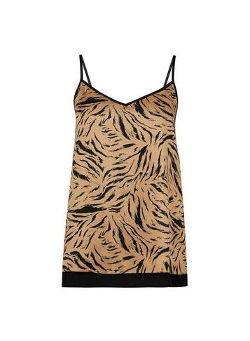 Dorothy Perkins Gold Animal Print Camisole Top