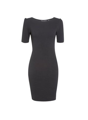 Dorothy Perkins Black Puff Sleeve Mini Bodycon Dress