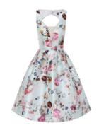 *chi Chi London Petite Open Back Midi Dress