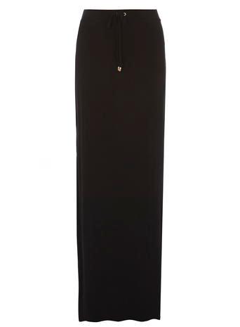Dorothy Perkins *tall Black Tie Waist Maxi Skirt