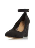 Dorothy Perkins *head Over Heels By Dune 'ariana' Black Court Shoes