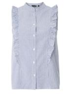 Dorothy Perkins Blue Stripe Sleeveless Shirt
