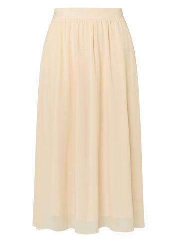 Dorothy Perkins Nude Chiffon Midi Skirt