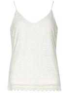 Dorothy Perkins *vero Moda Ivory Crochet Camisole Top