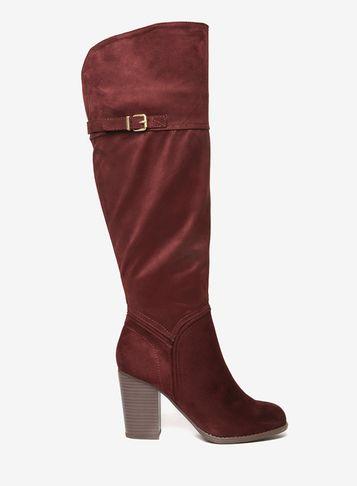 Dorothy Perkins Burgundy 'kadie' Knee High Boots