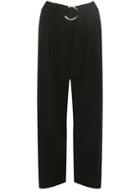 Dorothy Perkins *tall Black Ring Cropped Trousers
