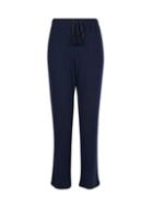 Dorothy Perkins Navy Ribbed Wide Leg Joggers