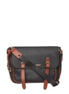 Dorothy Perkins Black Piped Satchel Crossbody Bag